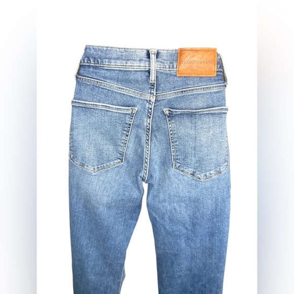 Lucky Brand women’s Stevie high rise flare denim jeans sz 6 /28 R cotton mix - Picture 3 of 11